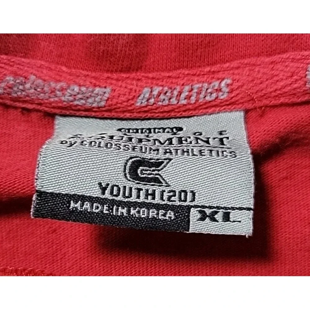 Ohio‎ State Buckeyes Youth Boys X-Large (20) RED T SHIRT COLOSSEUM ATHLETICS